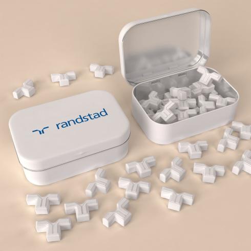 personalised logo moulded peppermints