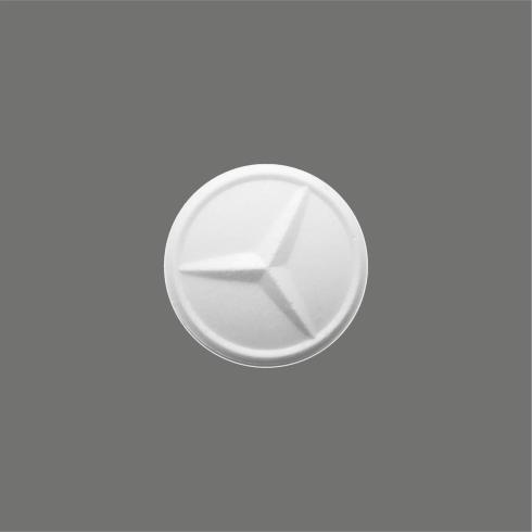 logo shaped mints mercedes